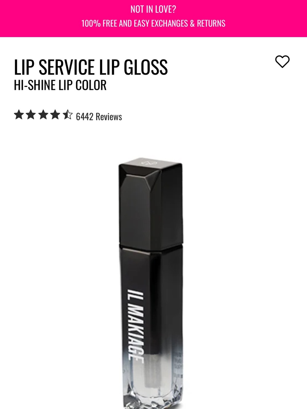 Lip Service Lip Gloss by Lip Service — Petty Crimes (clear)